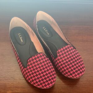 L.L. Bean houndstooth Loafers